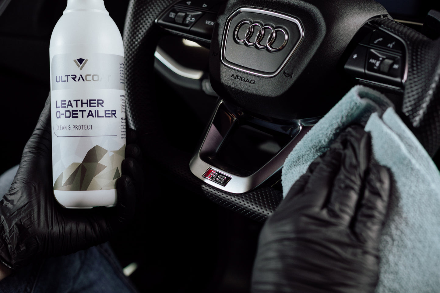 Leather Q-Detailer - Scented Leather Cleaner & Protectant