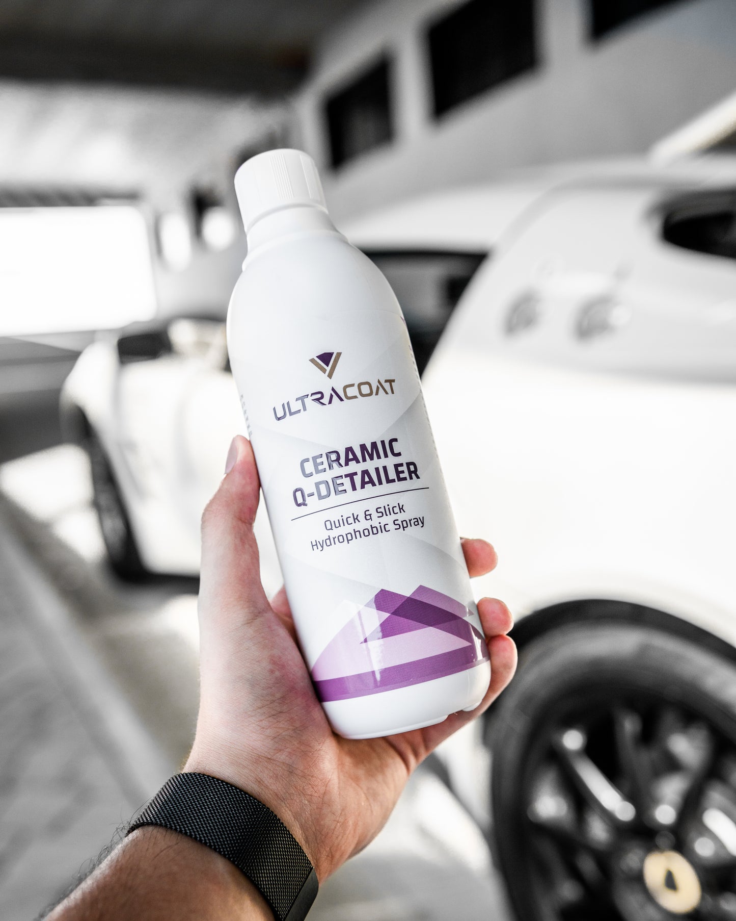 Ceramic Quick Detailer – Quick & Slick Hydrophobic Spray with a high SiO2 content
