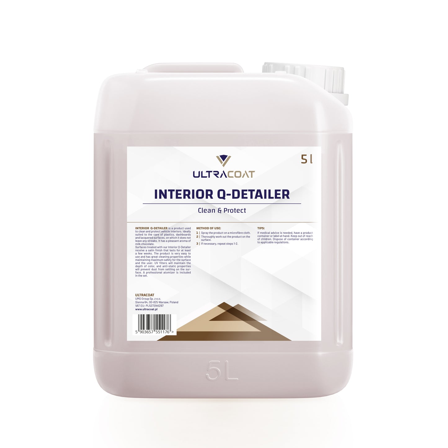 Interior Q-Detailer - Scented Car Interior Cleaner & Protectant
