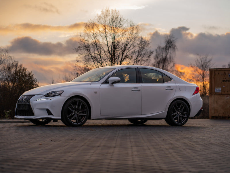 Detailed car photographed to showcase paintwork and gloss