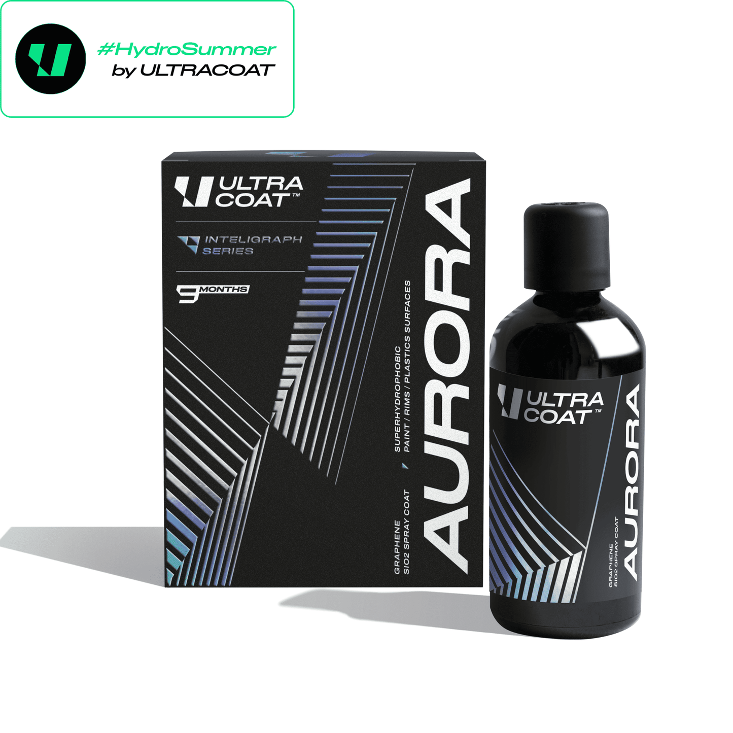 Aurora · Graphene-Ceramic Spray Coating — 9 Months Multi-Surface Protection