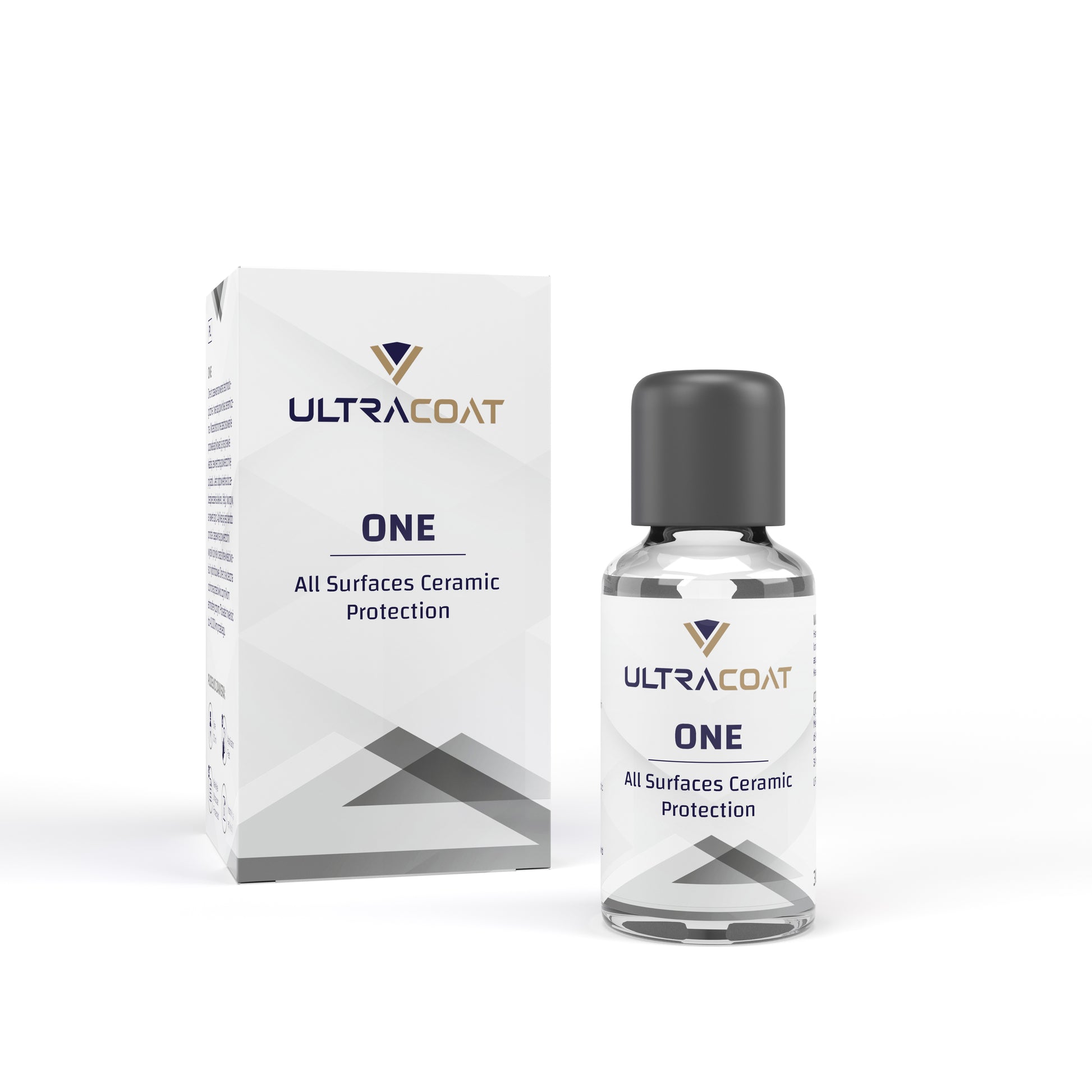 Ultracoat One bottle and packaging on a white background