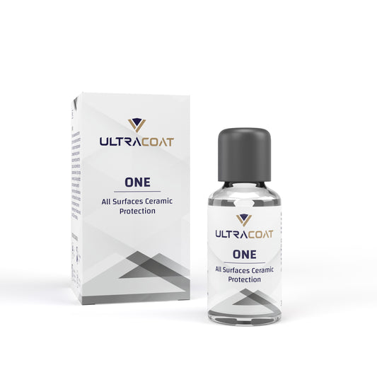 Ultracoat One bottle and packaging on a white background
