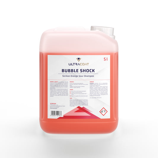Bubble Shock Sicilian Orange Sour Shampoo - Acidic pH for Ceramic Coated Cars - Water Spot Remover