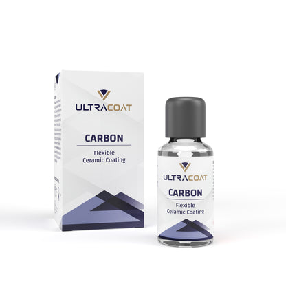 Ultracoat Carbon SiO2 ceramic paint coating 30ml bottle with packaging