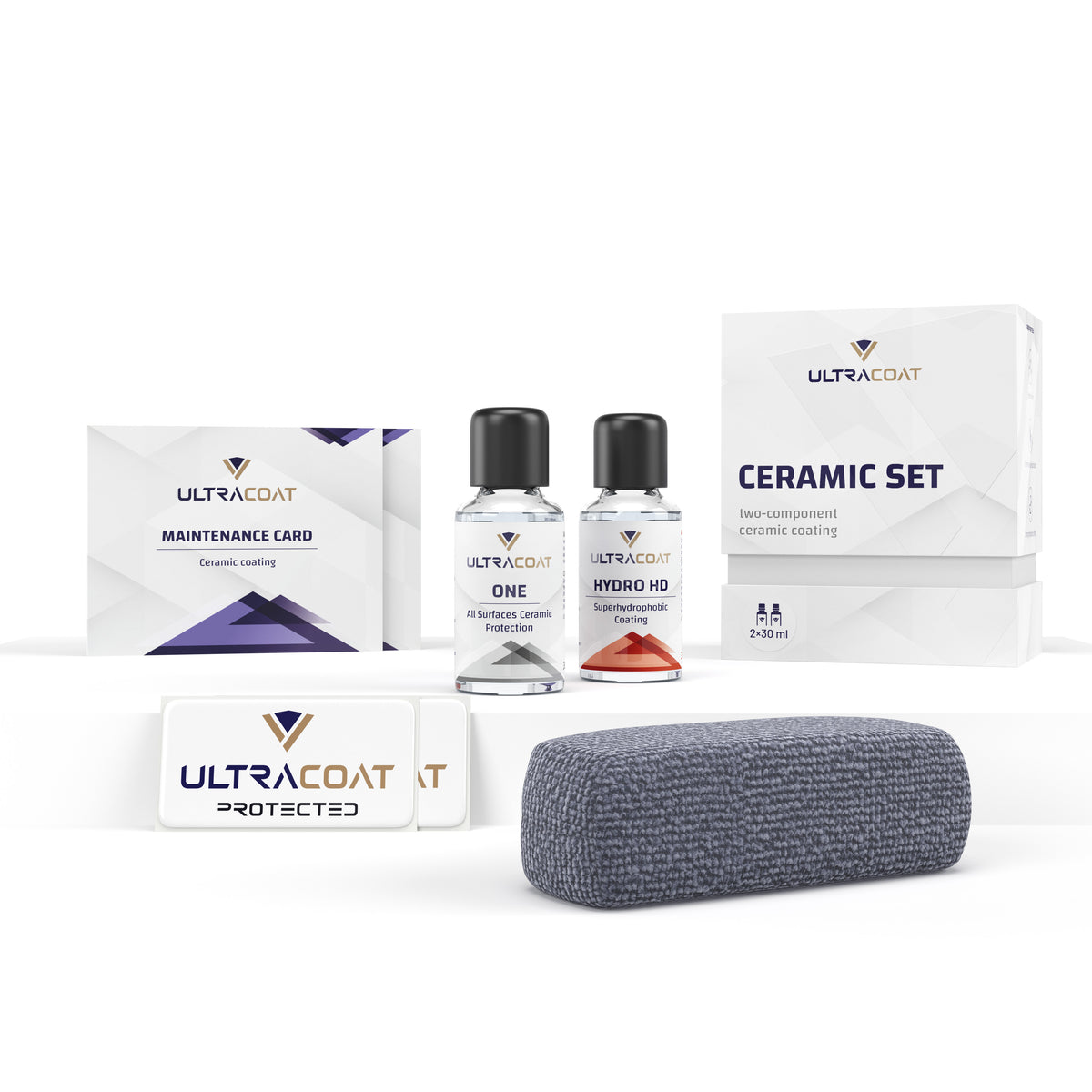 Ultracoat Ceramic Set ONE and Hydro HD 2x30ml complete coating system
