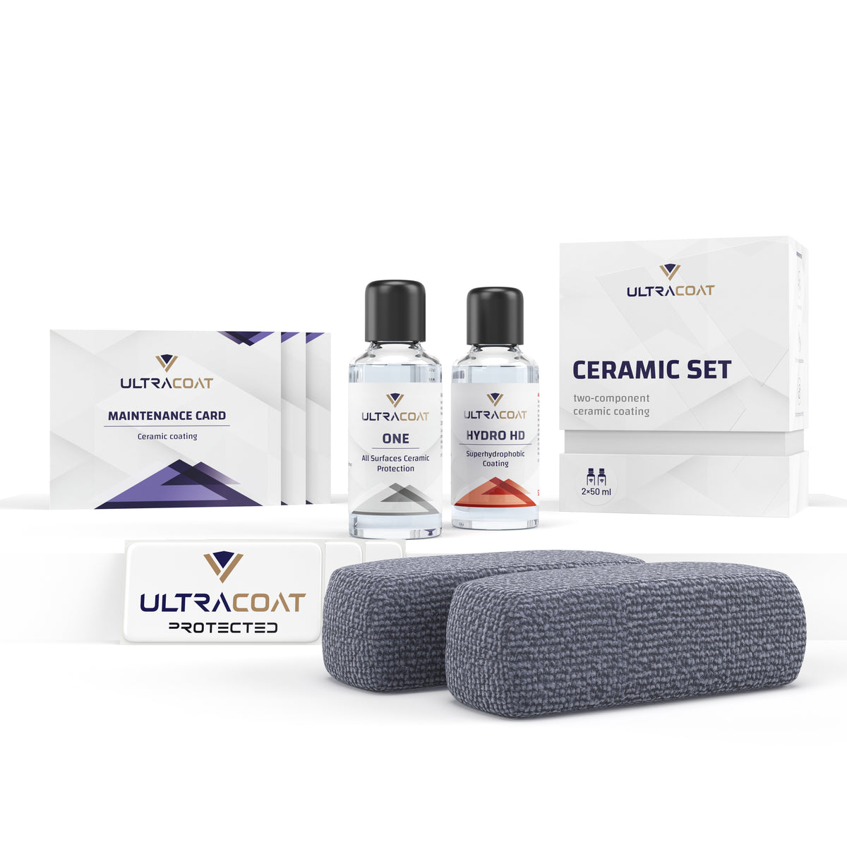 Ultracoat Ceramic Set ONE and Hydro HD 2x50ml 3-year ceramic system