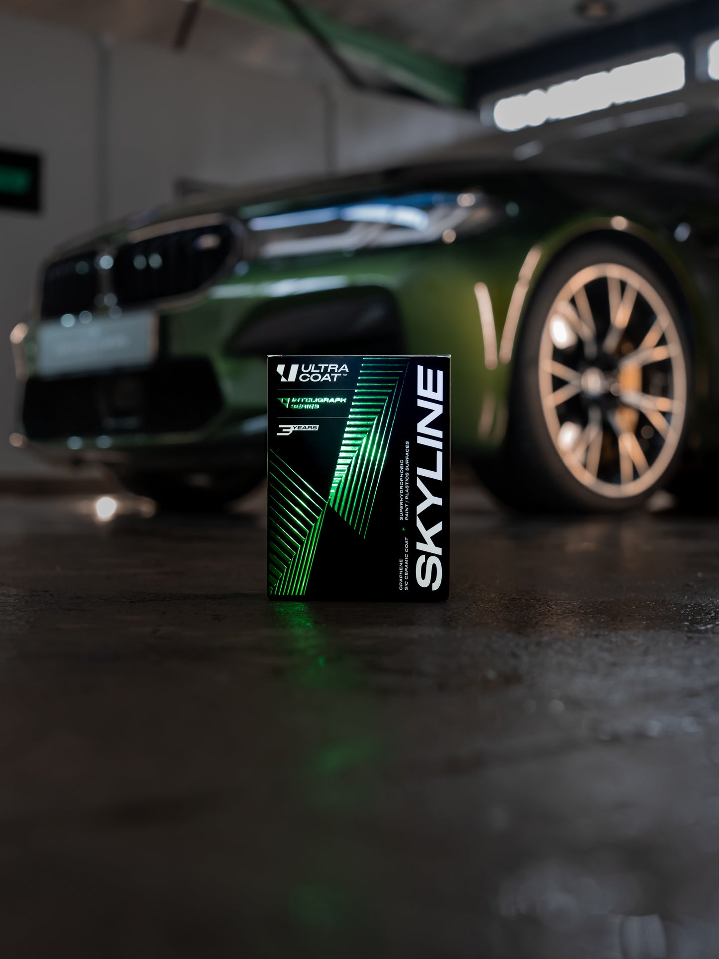 Skyline · Graphene-Ceramic Paint Coating — 3 Years / 50,000 Miles Protection
