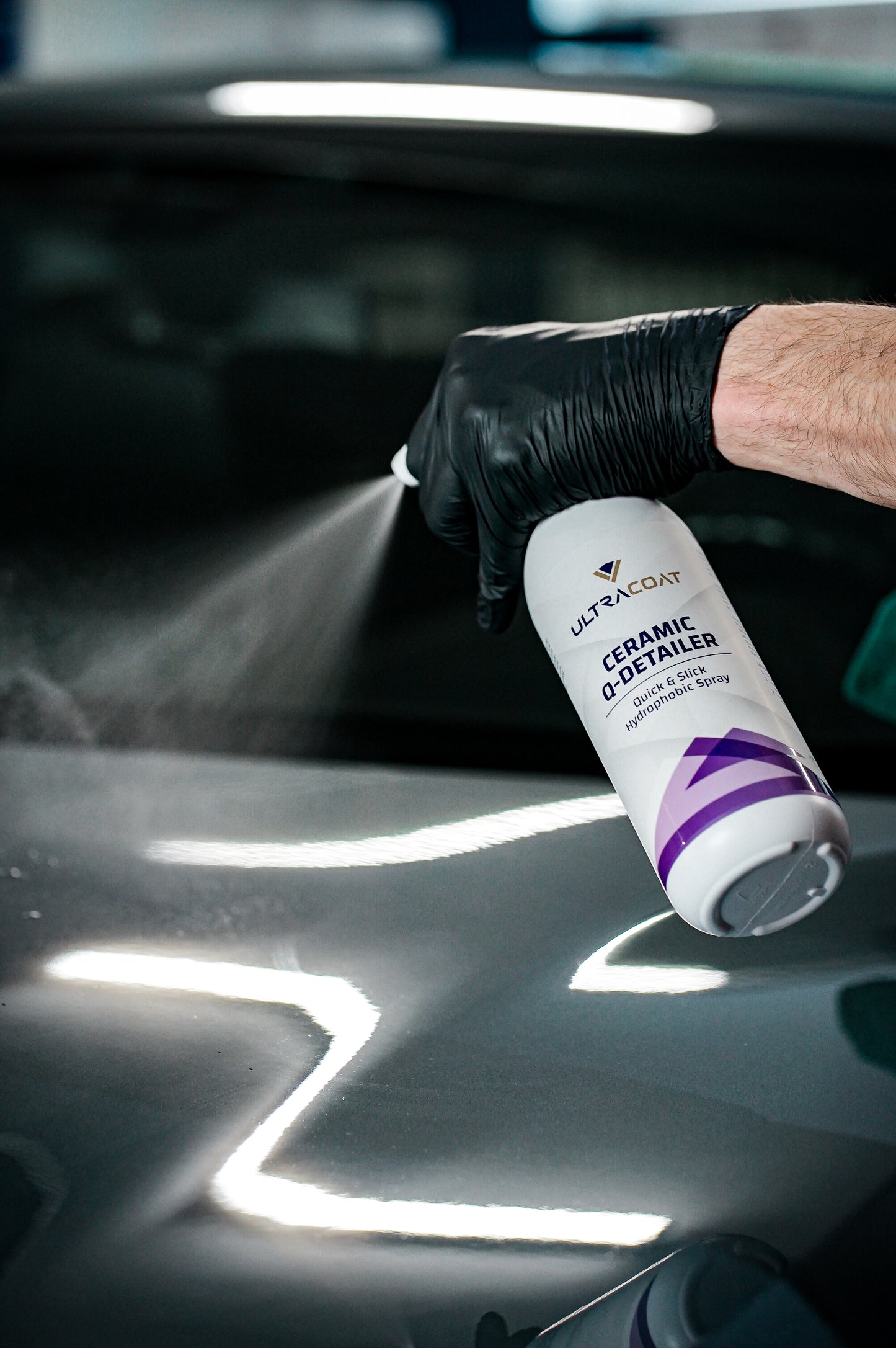 Ceramic Q-Detailer - Hydrophobic Long-Lasting Car Spray