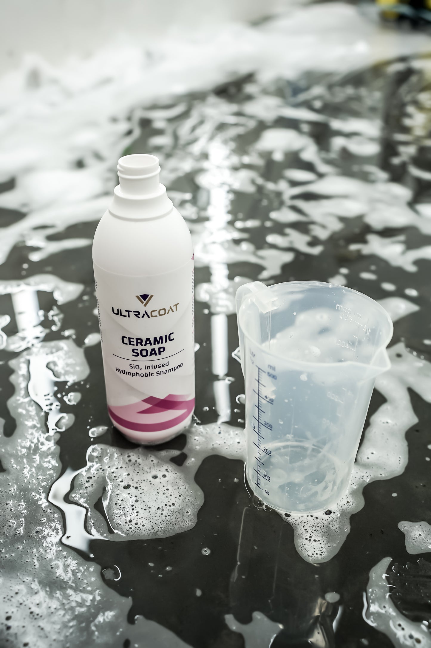 Ceramic Soap - Highly hydrophobic, concentrated shampoo with a high content of SiO₂