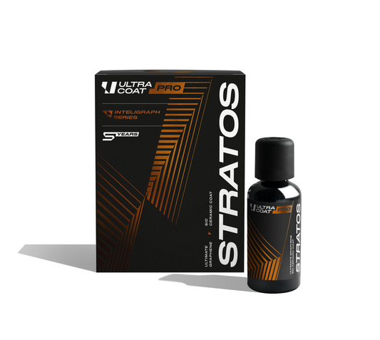 Ultracoat Stratos 30 ml InteliGraph graphene ceramic coating, bottle and box