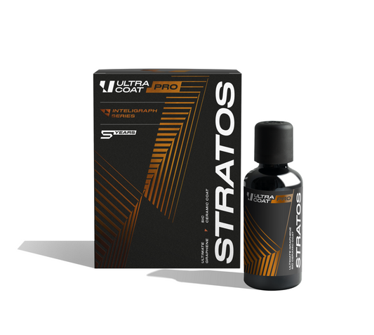 Ultracoat Stratos 50 ml InteliGraph graphene ceramic coating, bottle and box