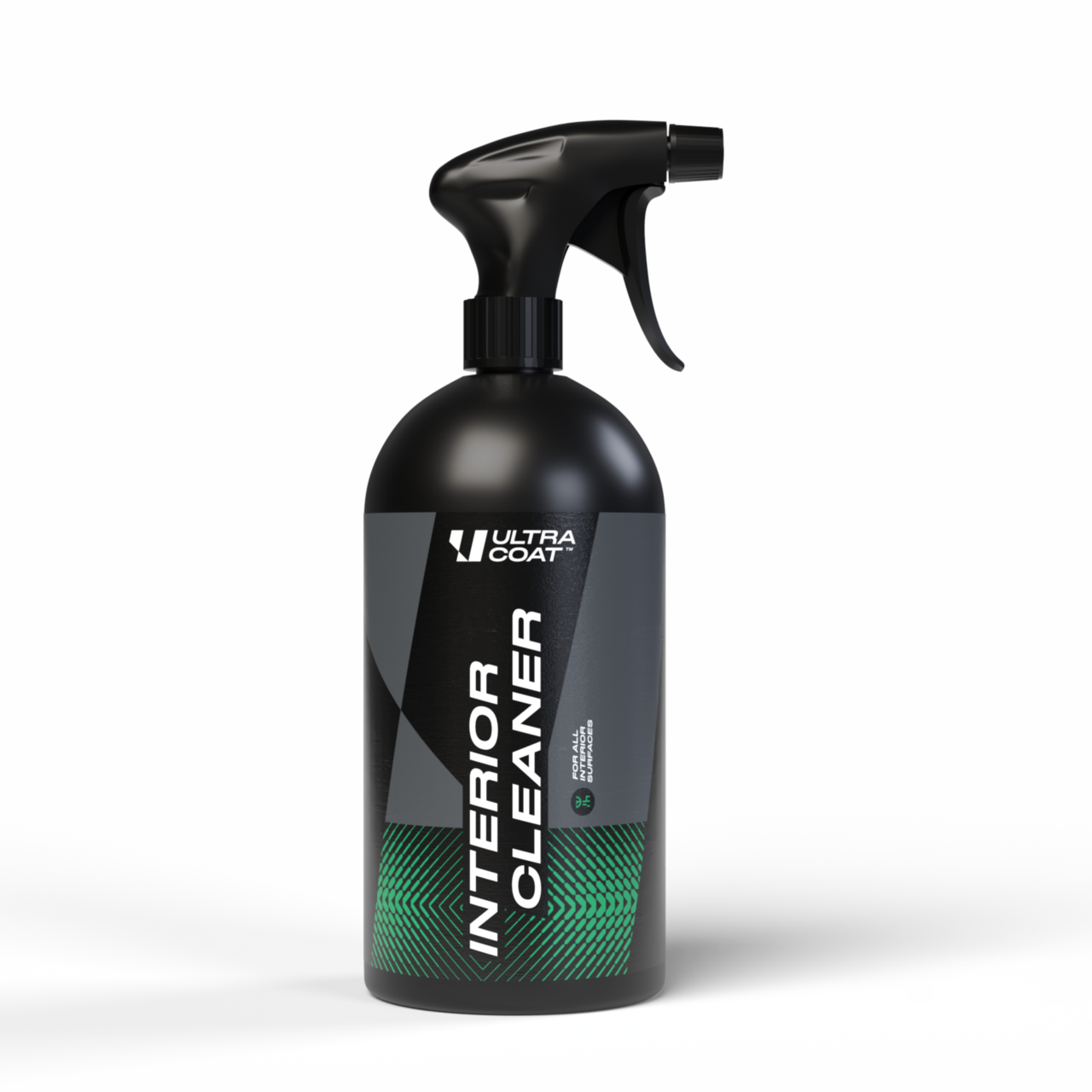 Interior Cleaner - Effective on plastics, glass, textiles, and leather, it removes dirt and stains easily