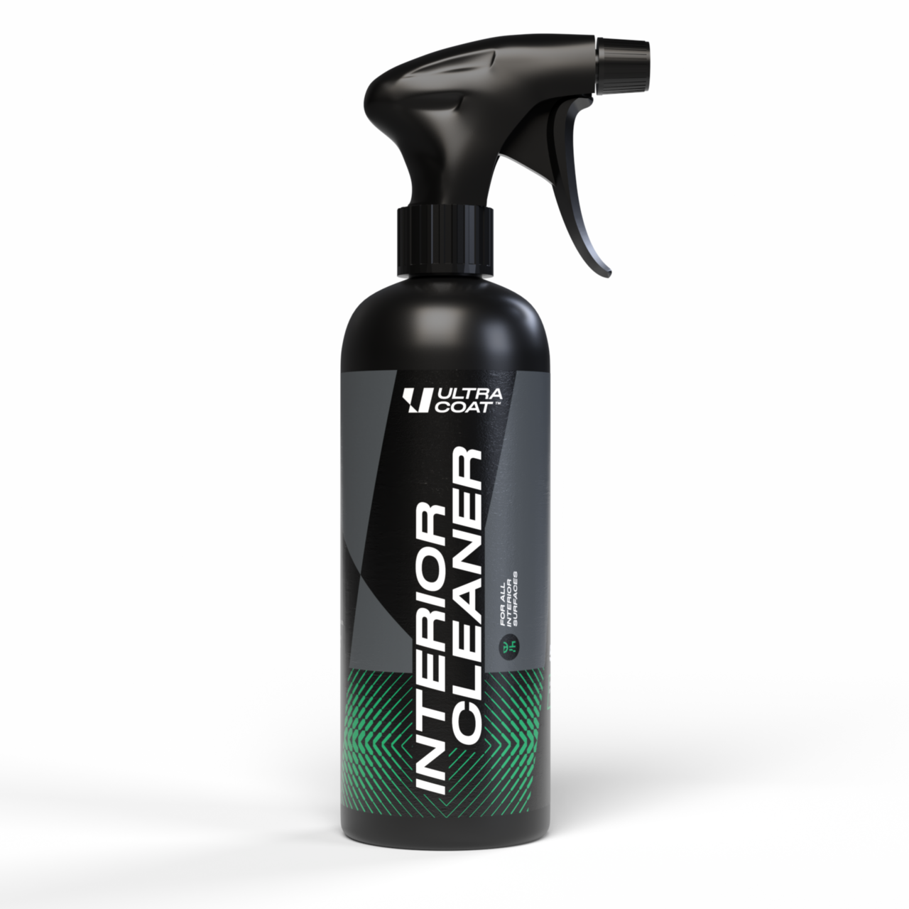 Interior Cleaner - Effective on plastics, glass, textiles, and leather, it removes dirt and stains easily