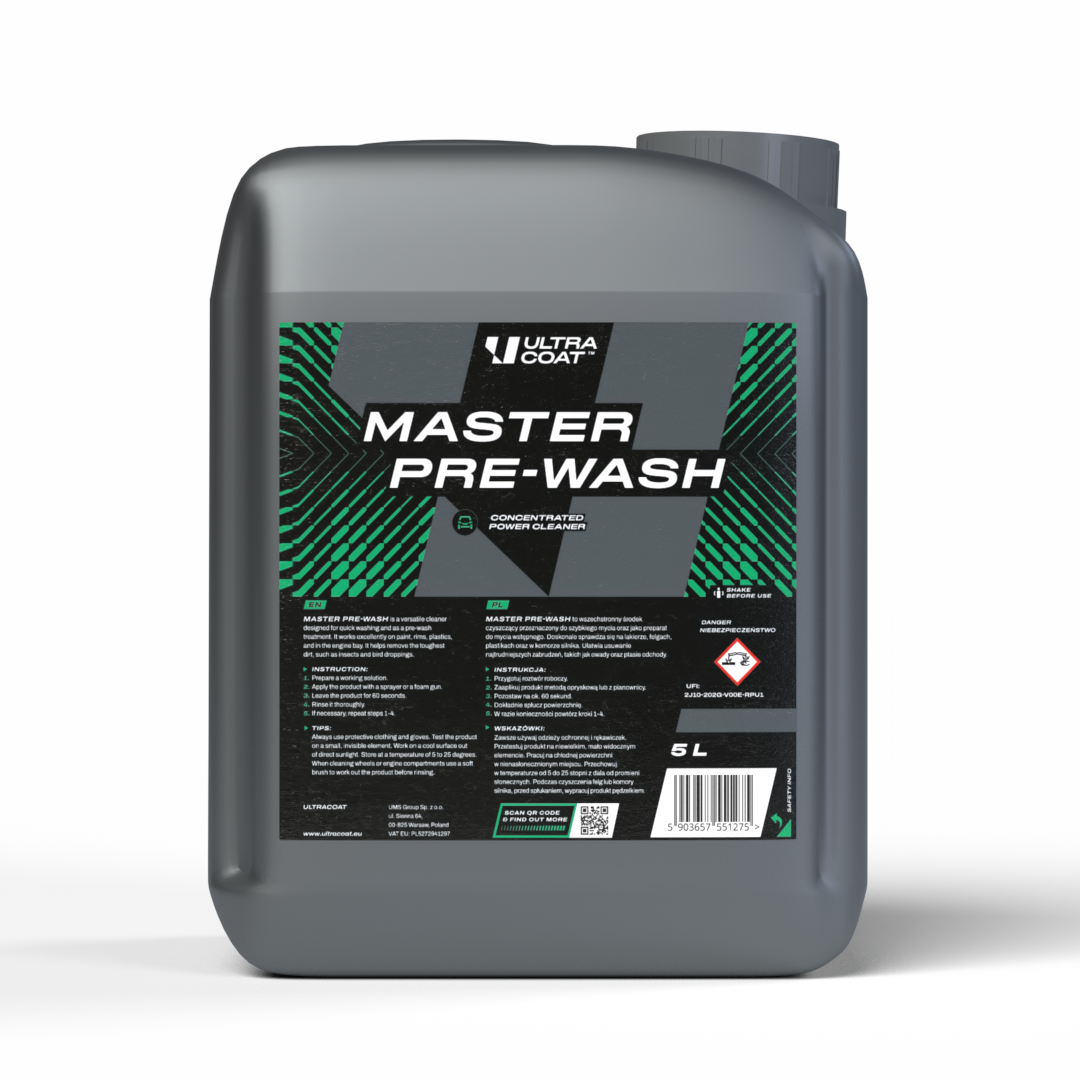 Master Pre-Wash - Powerful concentrated active foam & cleaning spray for effective dirt removal