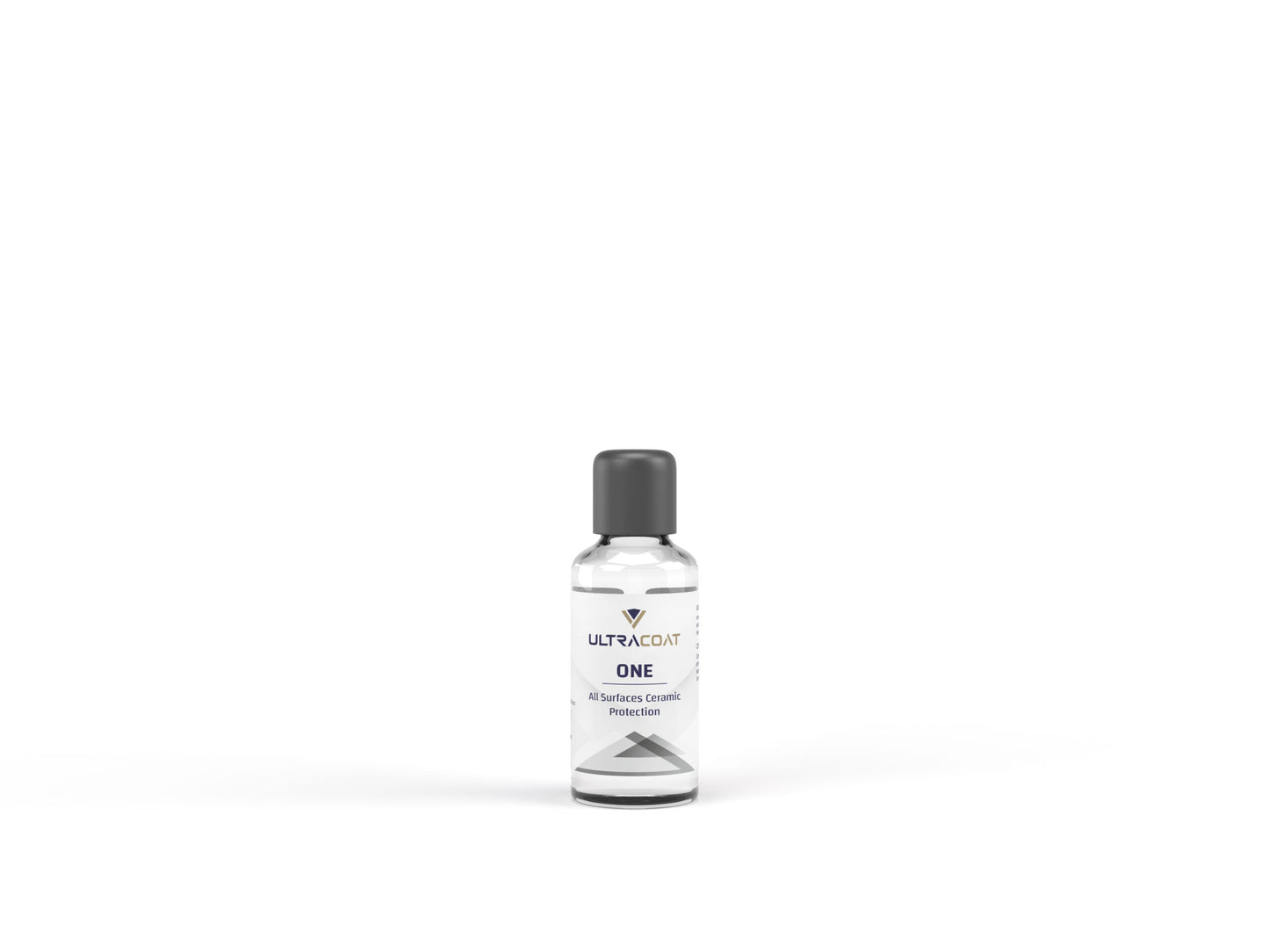 Ultracoat One-50ml-White bottle with black cap on a white background