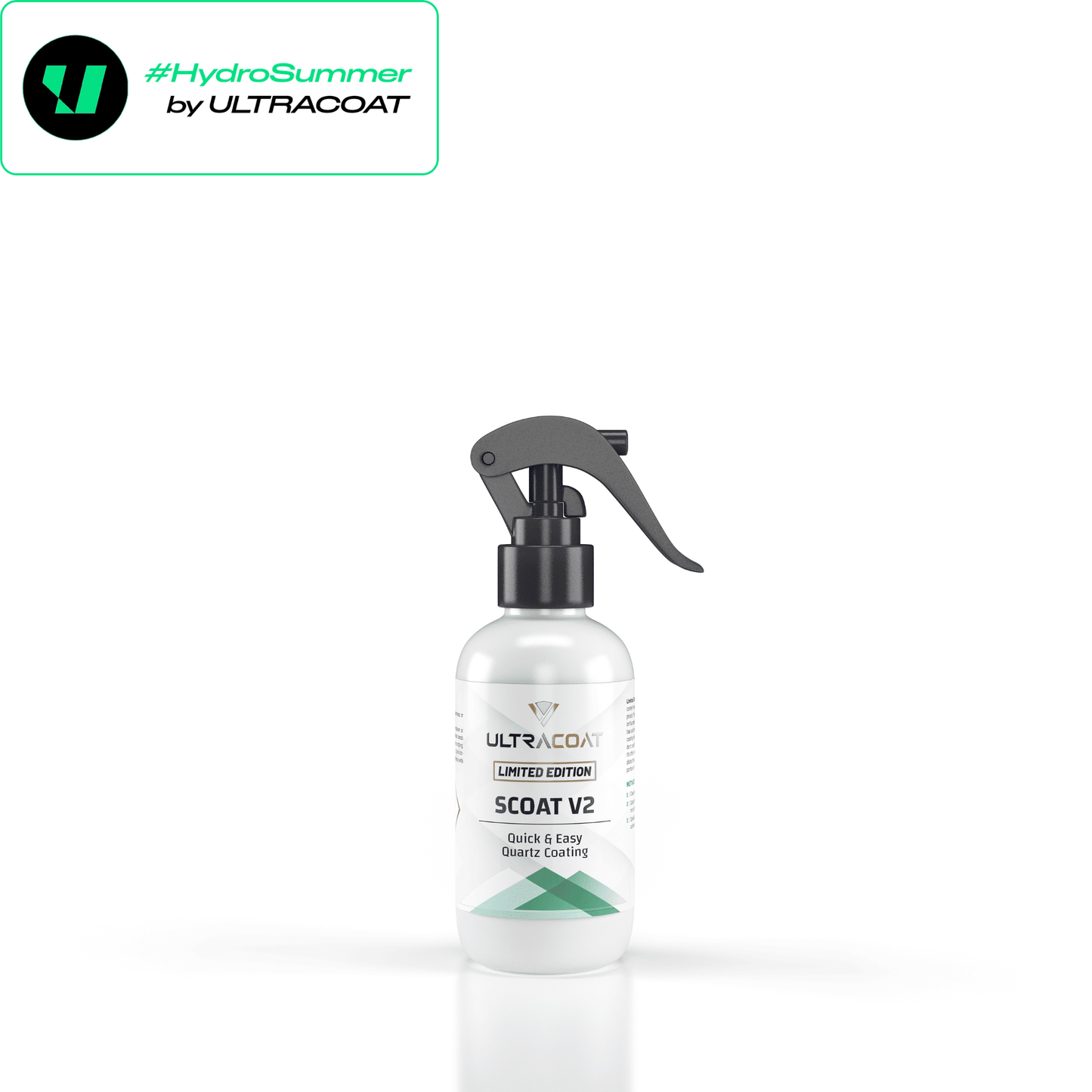 Scoat v2 · SiO₂ Trigger-Spray Coating · 6 Months, No Cure Time