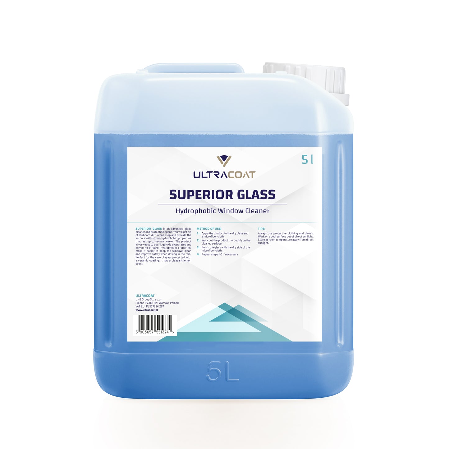 Superior Glass - Hydrophobic Car Window Cleaner