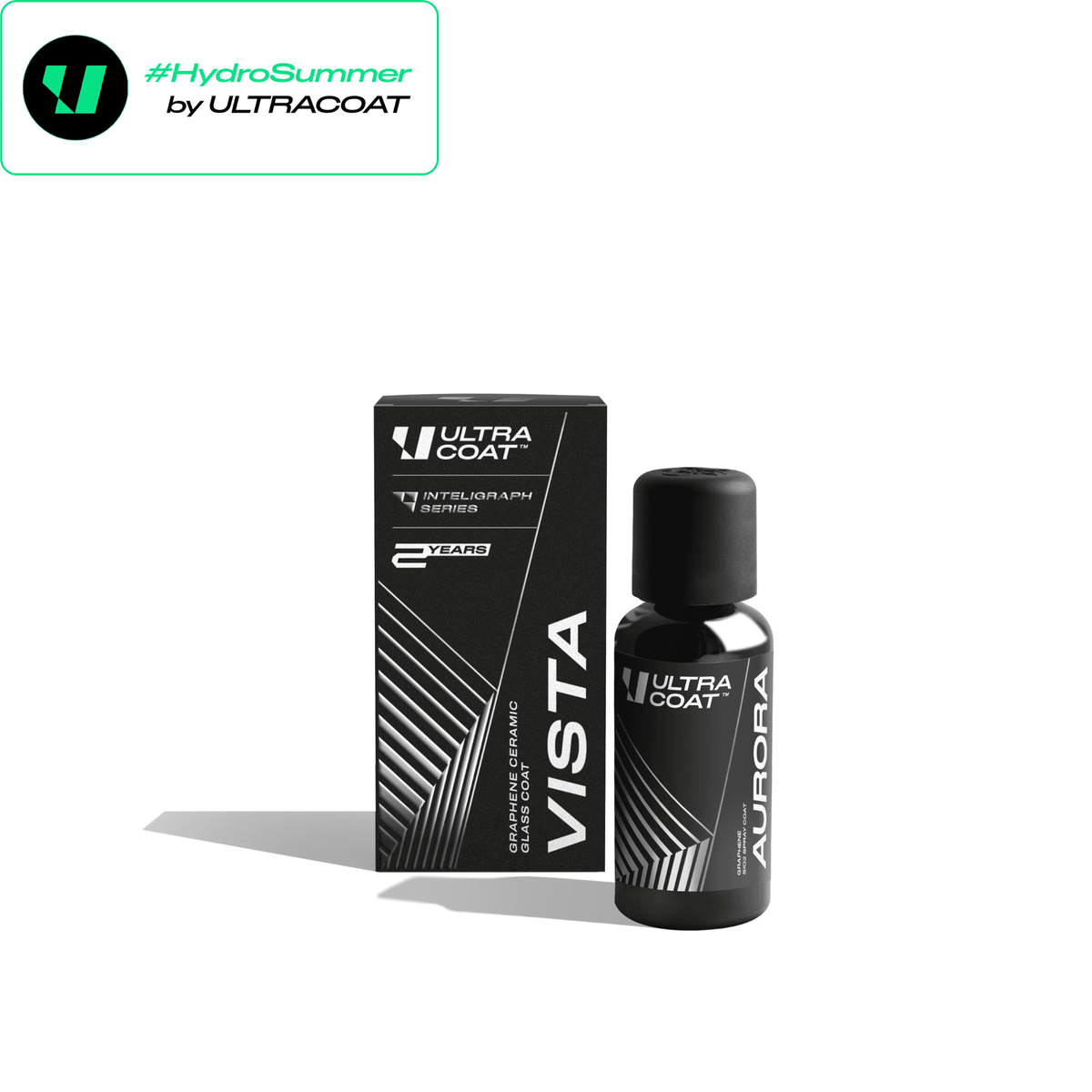 Vista · Graphene-Ceramic Glass Coating · Invisible Wiper Effect from 28 mph