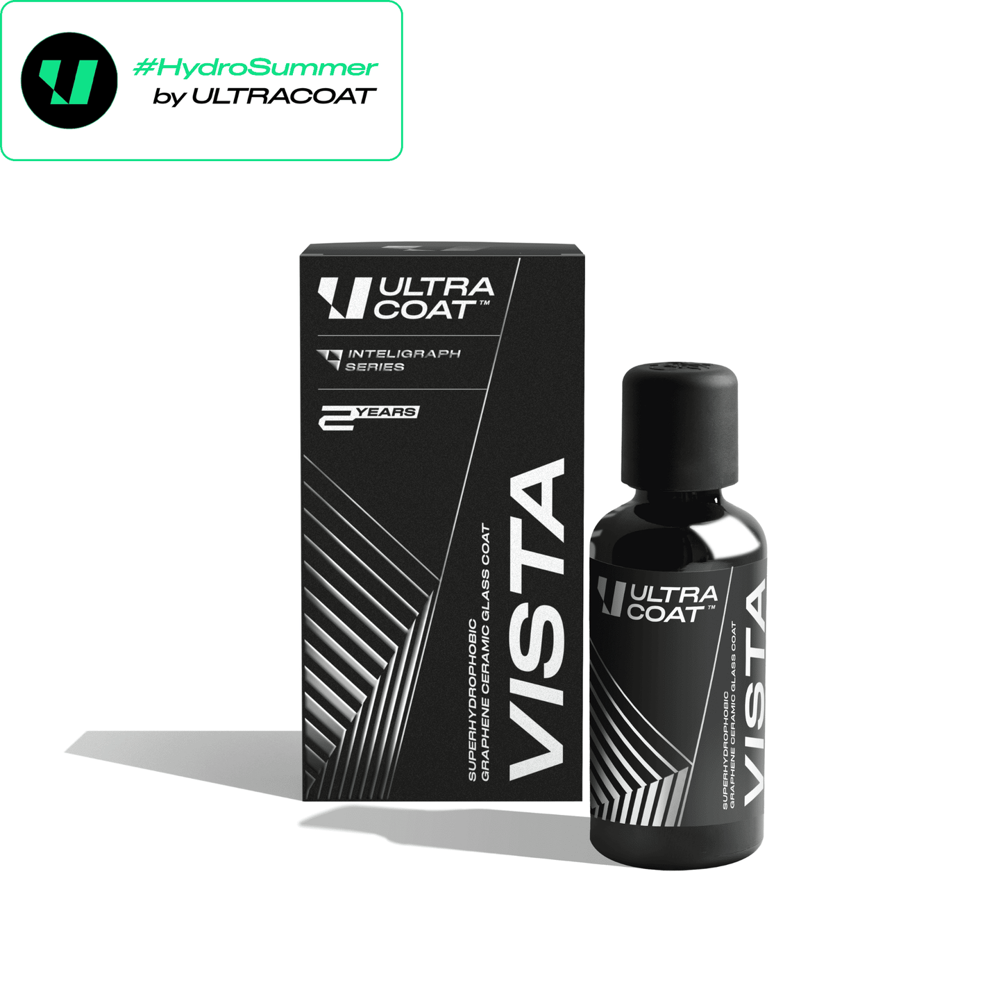 Vista · Graphene-Ceramic Glass Coating · Invisible Wiper Effect from 28 mph