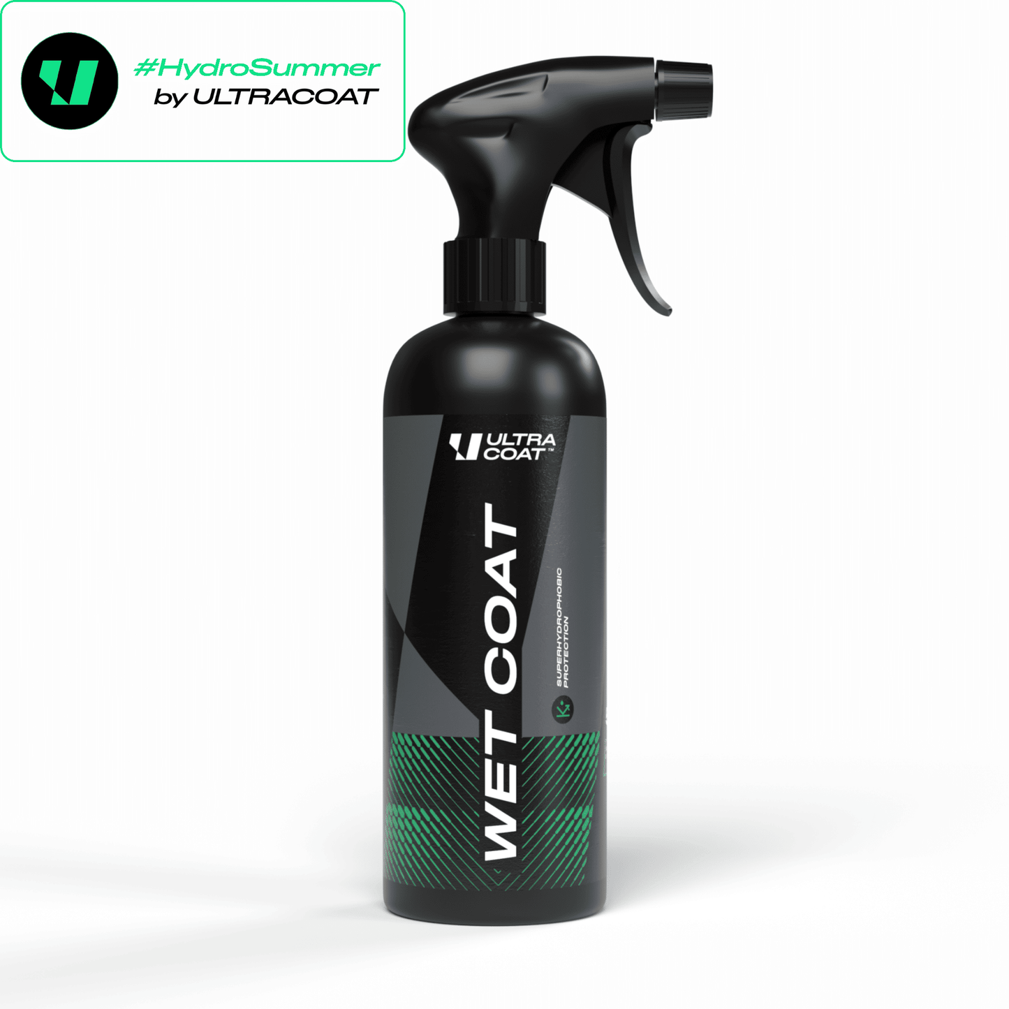 Wet Coat · SiO₂ Spray Sealant — Apply on a Wet Car · 3 Months Protection